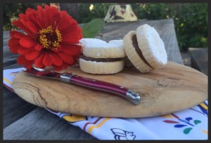salted caramel sandwich cookies