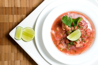 Ecuadorian food series: shrimp ceviche