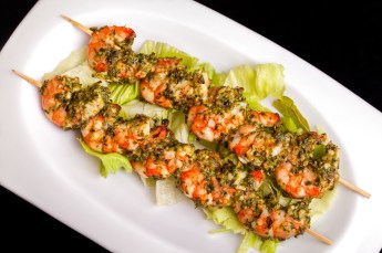 Pesto Grilled Shrimp