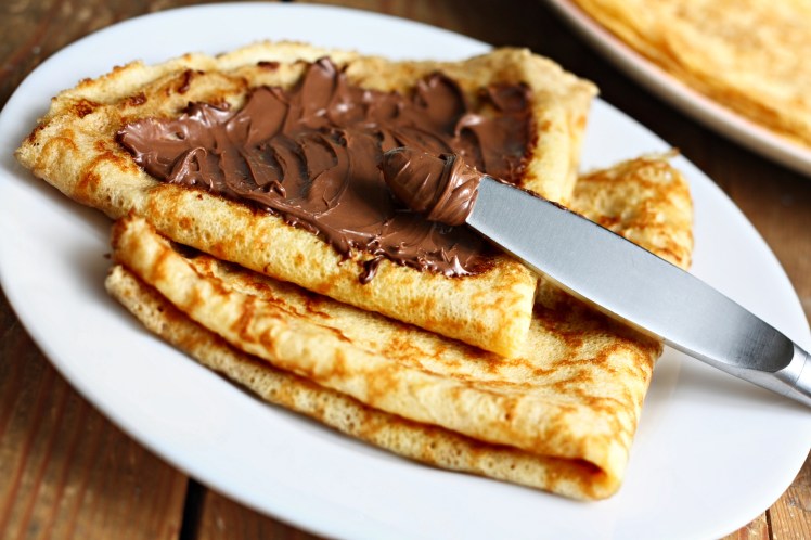 Chocolate crepes