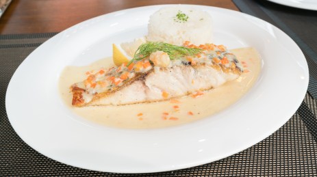 grilled seabass