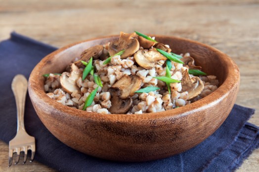 buckwheat with mushrooms
