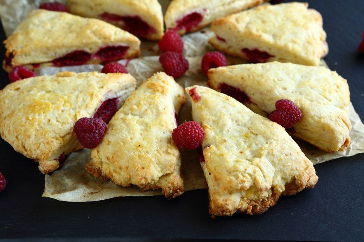 Sweet Raspberry Scone