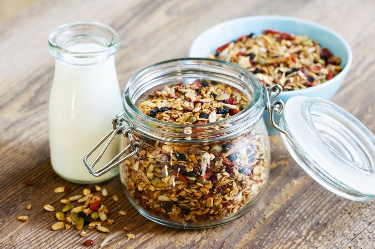 Homemade toasted granola